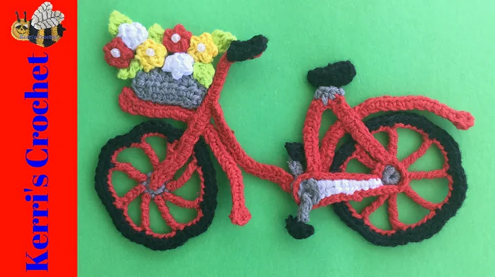 Crochet Bicycle Applique Tutorial