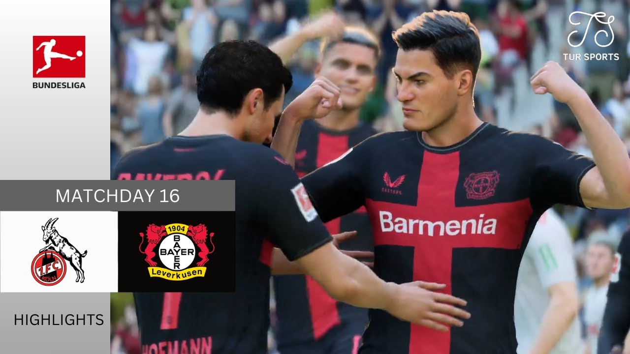 FC24 | OG results in Leverkusen victory! | FC Cologne 0-2 Leverkusen | Bundesliga 23/24