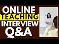 Top 25 Online Teaching Interview Questions and Answers