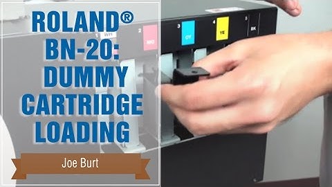 Roland® BN-20: Dummy Cartridge Loading