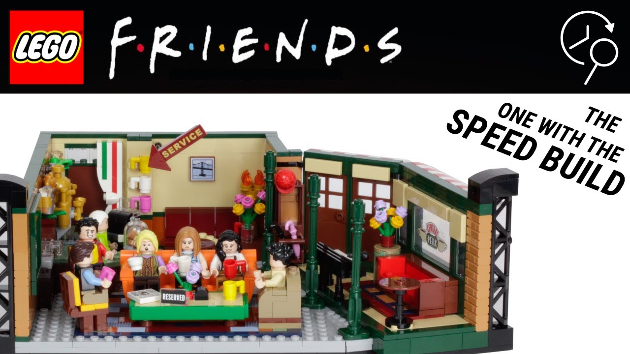 The Famous Central Perk Coffee Shop Set From 'Friends' Has Been Rebuilt  With LEGO