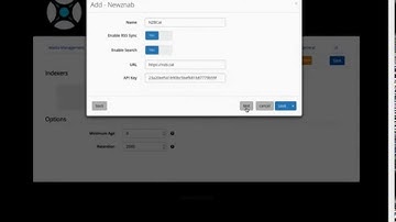 Setup NZBCat as a search provider in Sonarr