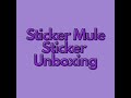 #StickerMule Sticker Unboxing #nftart #asmrunboxing #asmrunpack