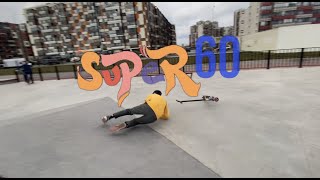 Super 60 Anton and Maksim | трюки на самокате | скейтпарк |