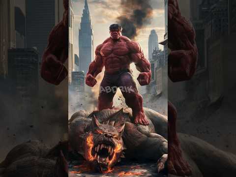 RED HULK vs thanos (Revenge for The hulk)#trendingshorts #edit #marvel #dc #avengers #youtubeshorts