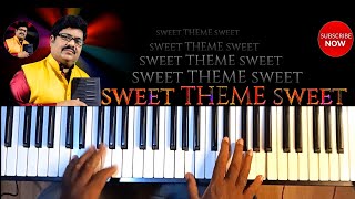sweet theme soft music how to play  keyboard #babumusicworld EASY PLAY MUSIC NOTES PIANO screenshot 5