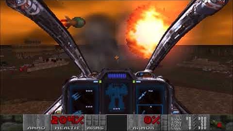 Having Fun In The Brutal Doom Weapons Testing Map