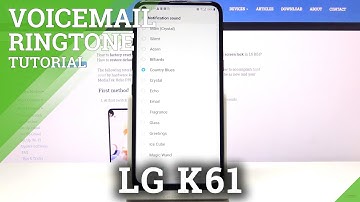 How to Change Voicemail Sound in LG K61 - Set Up Voicemail Ringtone