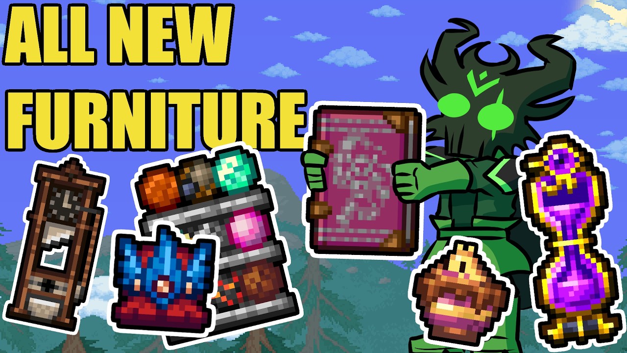 ALL Furniture Sets Added in 1.4.5! | Terraria