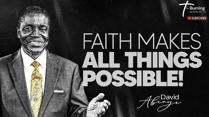 HOW TO MOVE FROM HOPE TO FAITH TO BREAKTHROUGH | Bishop David Abioye