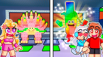 I Secretly Rigged a Lucky Block Race To Rizz My Crush In Steal A Brainrot...