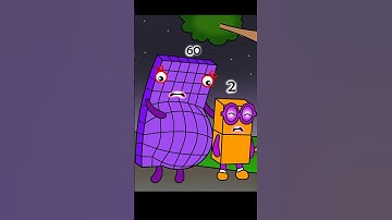 Numberblocks 60 invites NB 2 to go after getting angry - Numberblocks Coloring Story#shorts