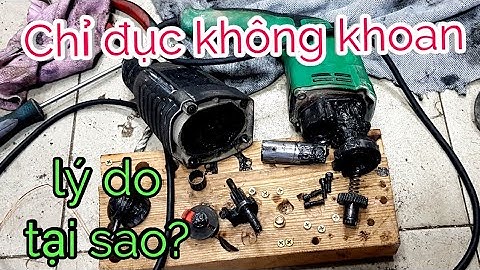 Hướng dẩn sửa chửa máy khoan bê tông chỉ đục nhưng không khoan |Kĩ thuật máy xây dựng Hồng Nhiên