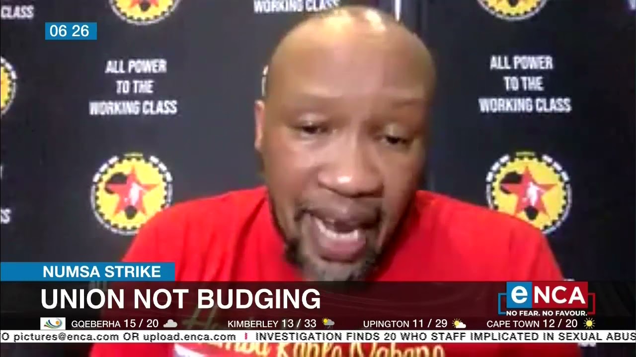 Numsa Not Budging On Strike Youtube