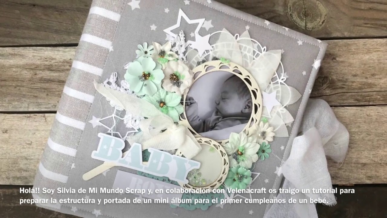 Tutorial scrapbook ¿Como hacer la estructura y portada de un mini álbum de  bebé? - thptnganamst.edu.vn