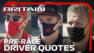 2020 British Grand Prix F1 Drivers Chat Ahead Of Race Weekend