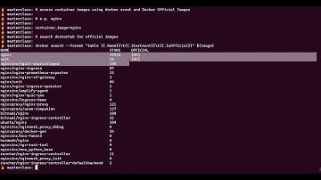 Container image assessment:  Docker Scout and Official images