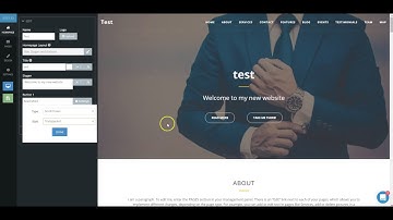 SITE123 - How To Change Your Homepage Layout