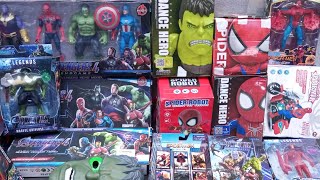 UNBOXING MAINAN AVENGERS HULK SMASH, CAPTAIN AMERIKA, SPIDER-MAN, THANOS, BATMAN, IRONMAN AVENGERS