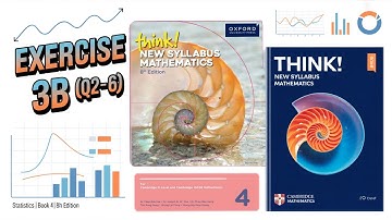 Exercise 3B(Q# 2 till 6)| Think New Syllabus Mathematics 8th edition (Book 4) #statistics