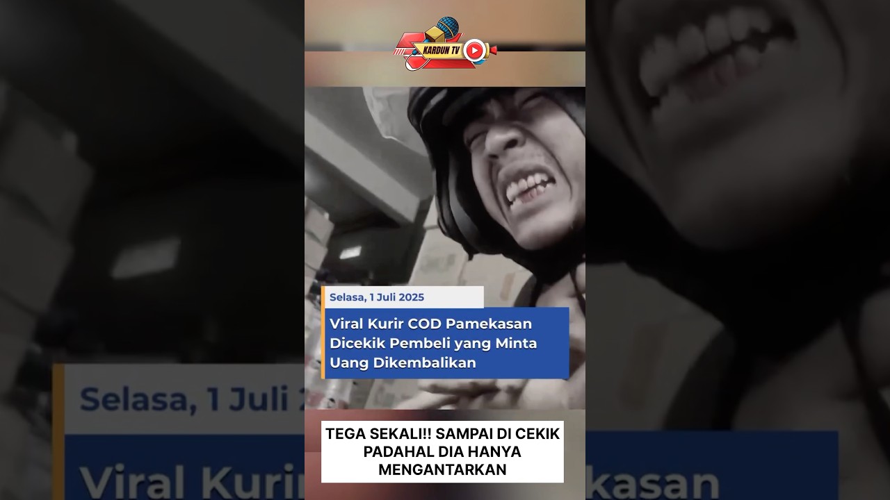 TEGA!!Kurir dicekik padahal bukan kesalahannya