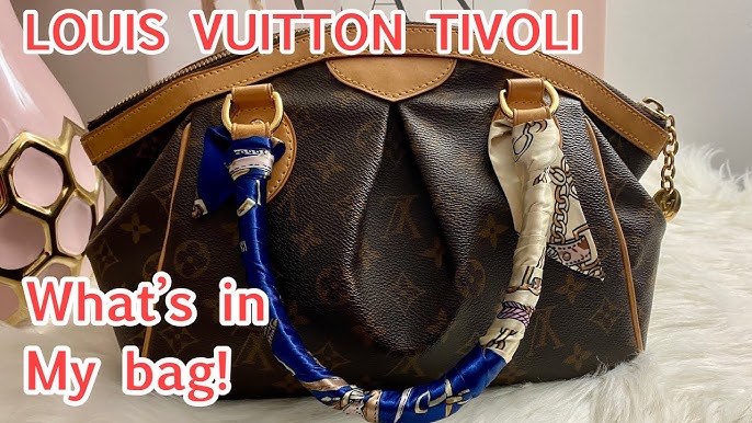 Louis Vuitton Tivoli PM: Review/What's in my bag/Wear & Tear 