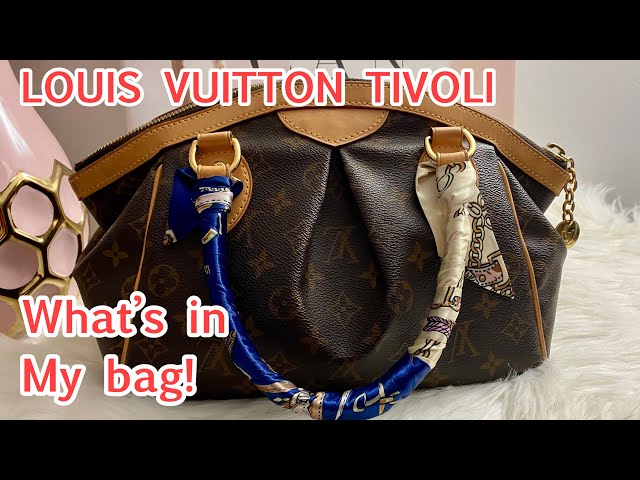 Louis Vuitton Tivoli PM: Review/What's in my bag/Wear & Tear 