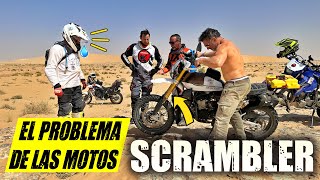 The Fantic Caballero surrenders. (E012). Offroad motorcycle trip through Africa