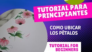 COMO PINTAR MARGARITAS/ HOW TO PAINT DAISIES/ How to place the petals #artecolombiano