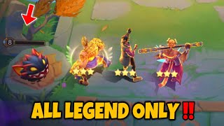 2% Hp Comeback, 3 Hero Only | 5 Gold Strategy Using Tharz Skill 3‼️ Mobile Legend - Magic chess