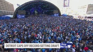 Detroit caps off recordbreaking NFL Draft weekend