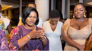 Obaapa Christy Sings And Delivers Powerful Prayers For Tracey Boakye At Her 31st Birthday Dinner