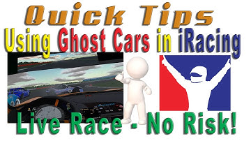 Quick Tips - Ghost Cars! How to compete in a Live Race with No Risk! Using the new 2025 iRacing UI!