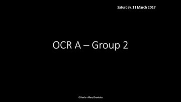 OCR A 3.1.2 Group 2 REVISION