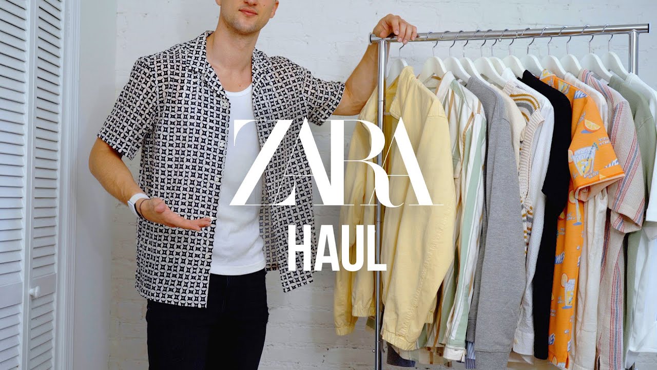 Zara Haul for Men | New & On Sale Summer Fashion 2021 - YouTube