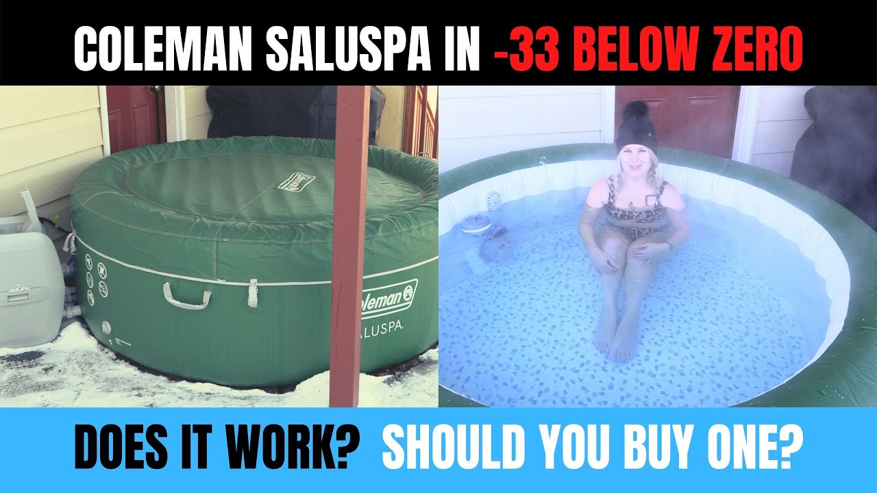 We test out the Coleman Saluspa in -33 BELOW ZERO TEMPS in Minnesota. -  YouTube