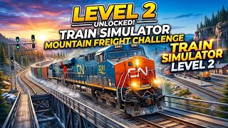 Level 2 can be this HARD 😱 | Train Simulator Gameplay #youtube #videogame #train 