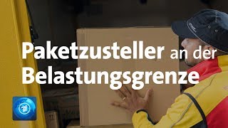 Harte Arbeit, schlechte Bezahlung: Paketzusteller unter Druck