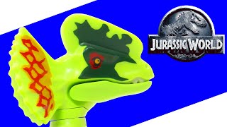 Lego Juric World Dilophosaurus Animated Build