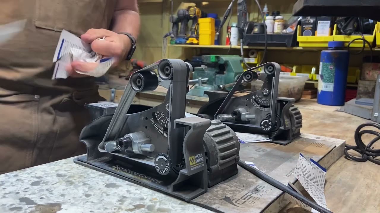 How to sharpen kitchen knives professionally YouTube