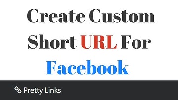 Create Custom Short Link For Facebook