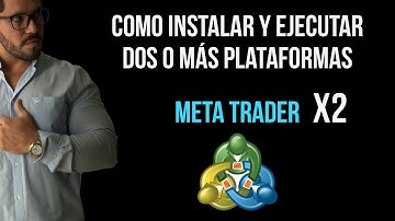 Como abrir dos o mas plataformas de meta trader 5  a la vez.