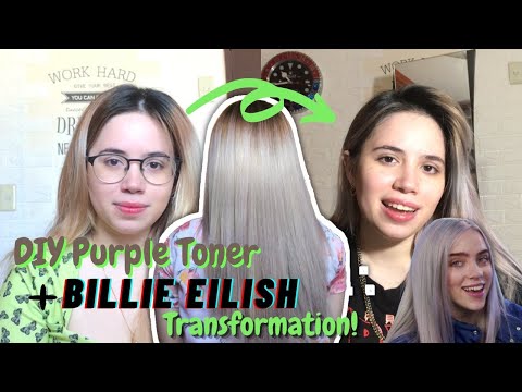 My DIY Purple Toner (+ Billie Eilish Makeup Transformation)