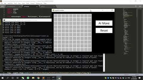 Minesweeper (CS50 AI with Python)