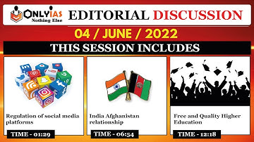 4 June, 2022 | Editorial , Newspaper analysis | Afghanistan, IT rules amendment, Free Education