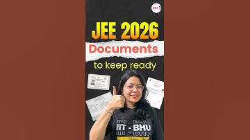Documents to keep ready | JEE Main 2026 Registration 📑 #jeepreparation #registration #iit #jee2026
