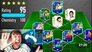 195 rated fur draft with TEAM OF THE YEAR MESSI | fifa 21