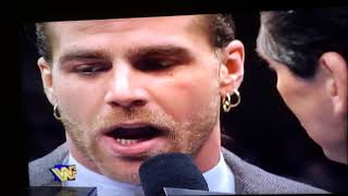 WWF Raw 1997 Shawn Michaels Relinquishes The WWF Title Due To Injury