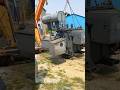 Lifting the old 2500 KVA transformer from the platform / #shorts #shortsvideo #shortsfeed