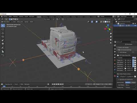 Ats Blender Project importar y exportar camion mod ETS2 ATS blender 2.92 - YouTube